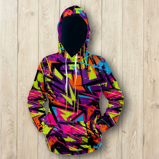 80’s Flash Unisex Waffle Hoodie