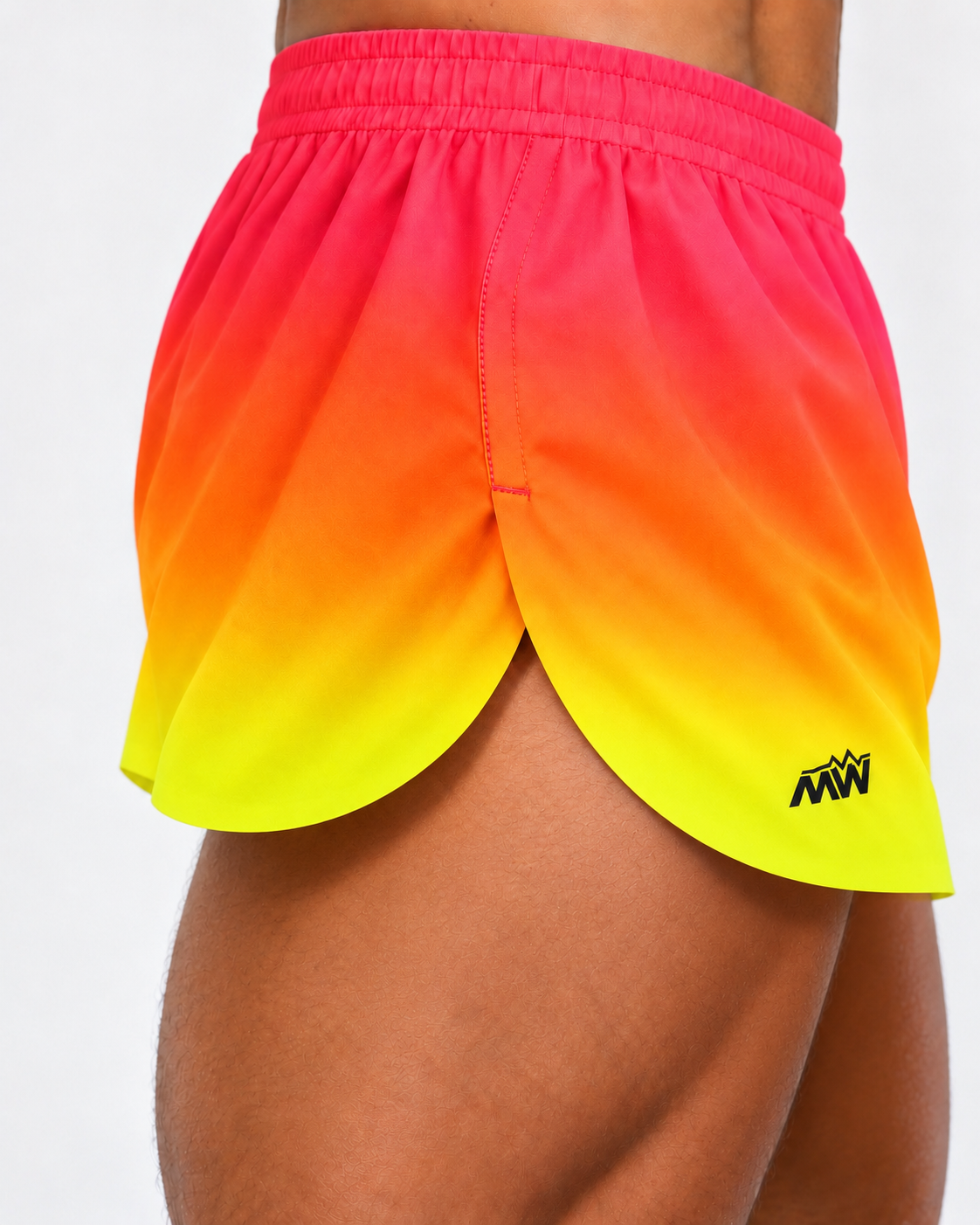 Men’s Phantom Laser-Cut Running Shorts – Chroma Collection – Blaze