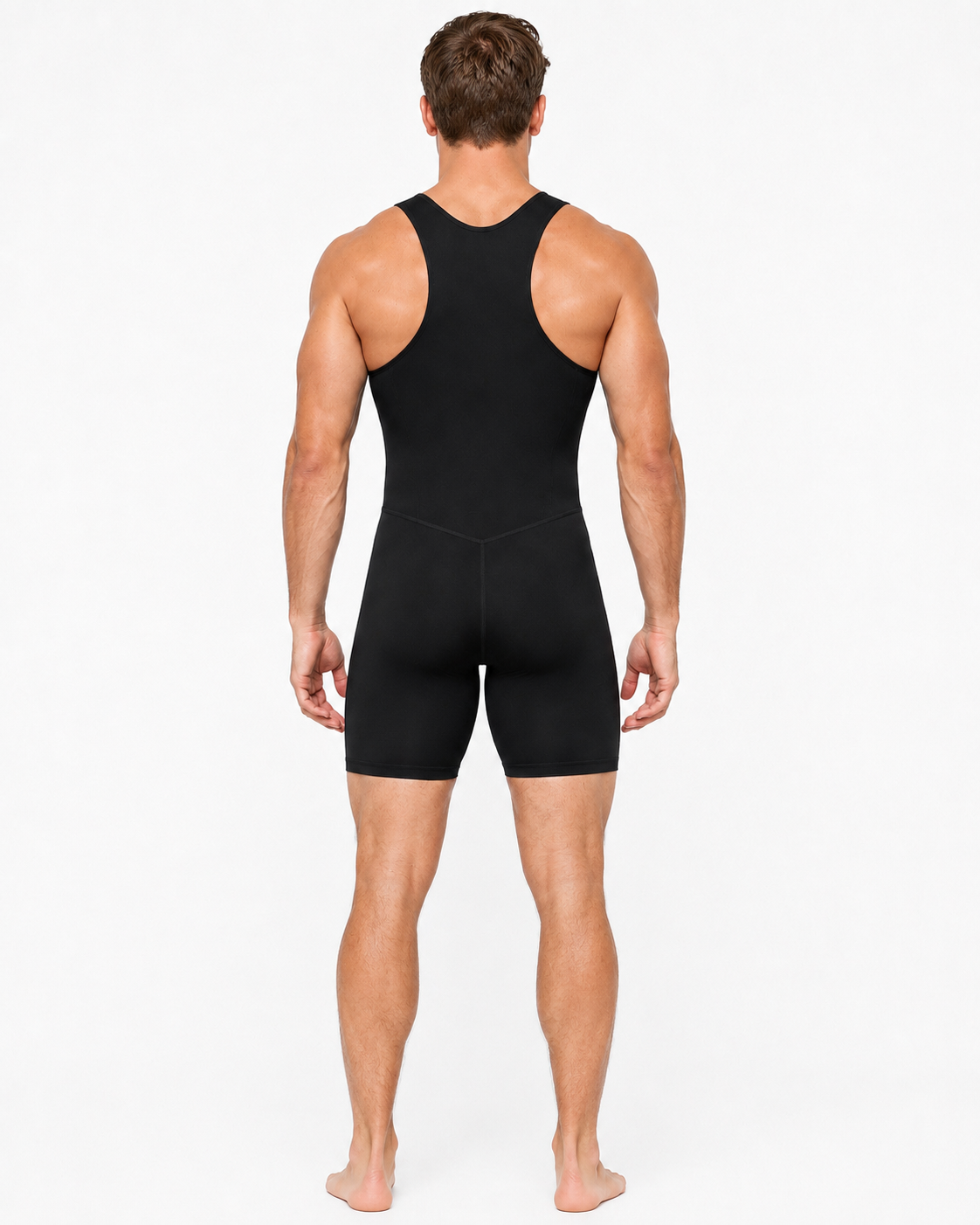 Men's Rowing Unisuit - South African Flag Elephant Black