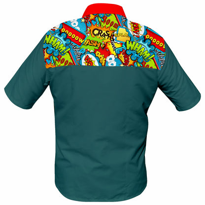 Boom Bang  - Safari Button Up Shirt (3688)