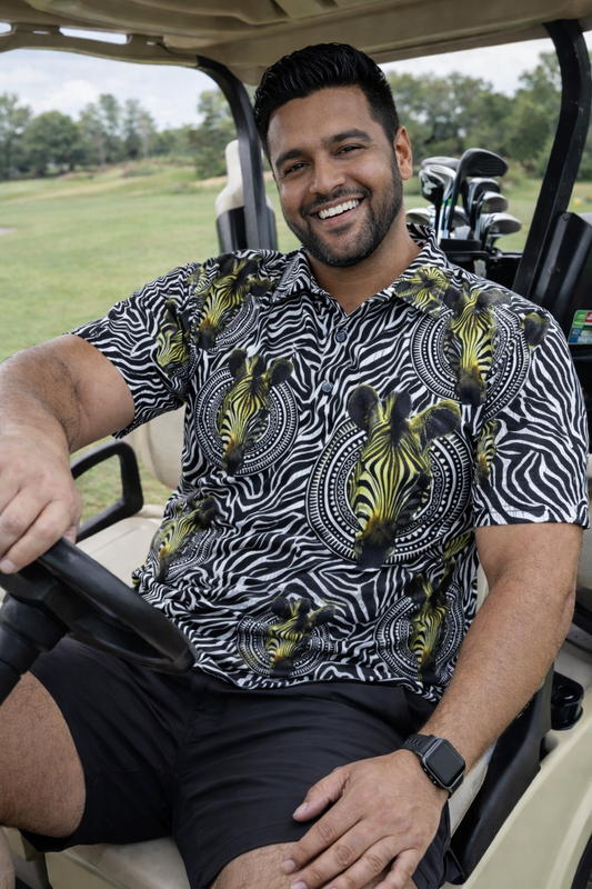 UTHOZULU - Zebra Golf Shirt