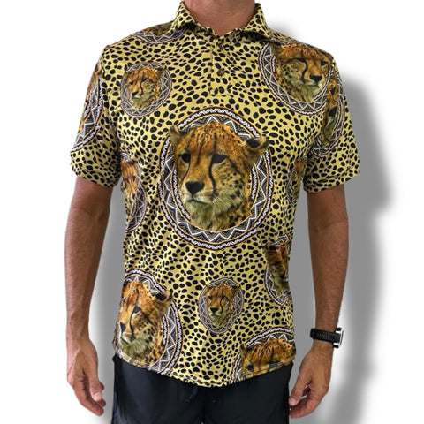 UTHOZULU - Cheetah Golf Shirt