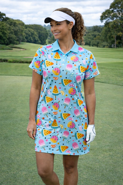 Ladies Golf Dress – Happy Holidays