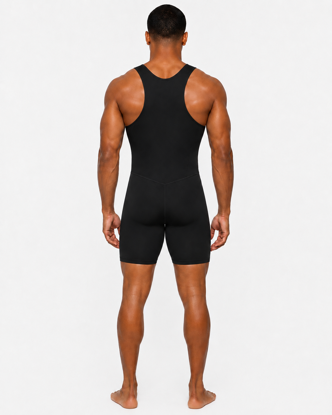 Men's Rowing Unisuit - South African Flag Cheetah Black