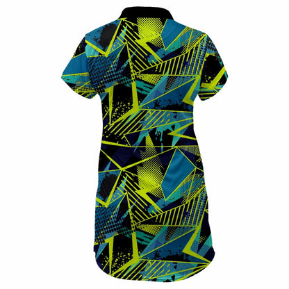 Ladies Golf Dress – Green Laser (3788)