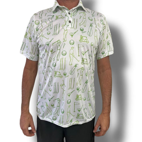 On the green Golf Shirt