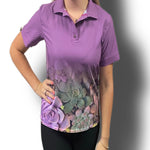 Ladies Technical Golf Polo  - Succulent