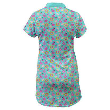 Ladies Golf Dress – Flamingo Strawberry (3779)