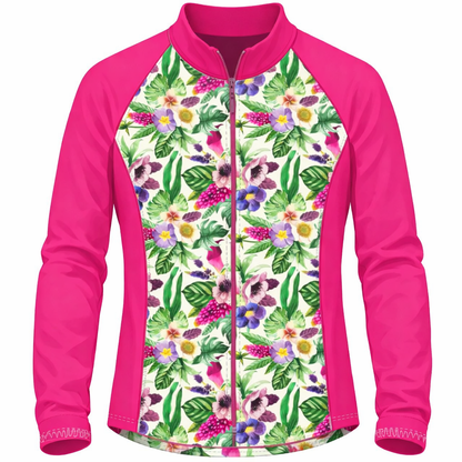 Ladies Long Sleeve Cycle-Trail Jacket peony