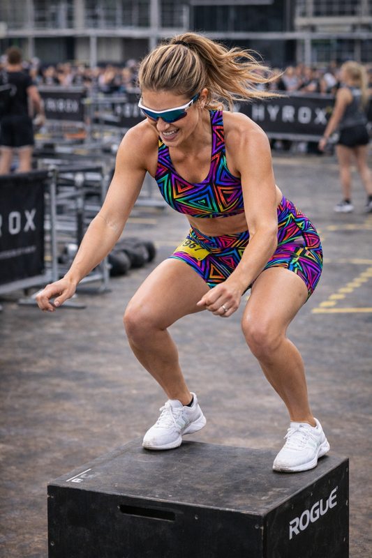 Blinding lights Female Active Short Length Tights (3421)