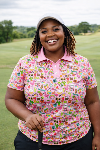 Summer Days Ladies Golf Shirts