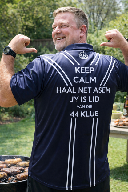 44 Haal Asem Printed Golf Shirt