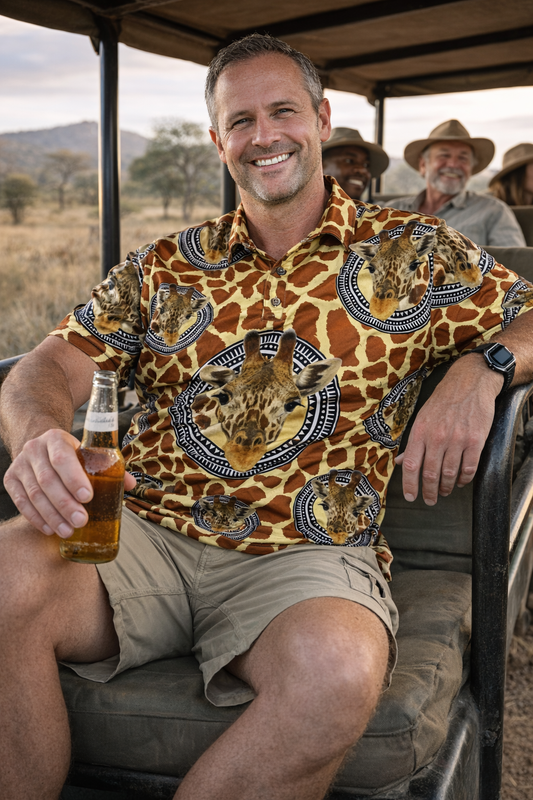 UTHOZULU - Giraffe Golf Shirt