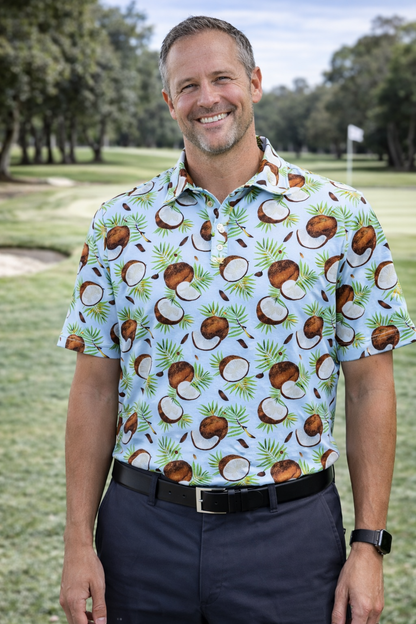 Coco Blue Technical Golf Shirt (3509)