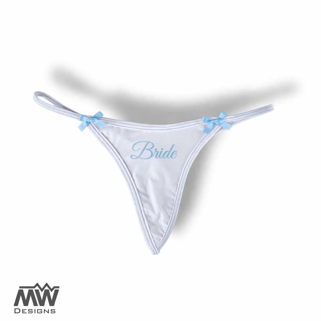 G-String - Baby Blue Bride