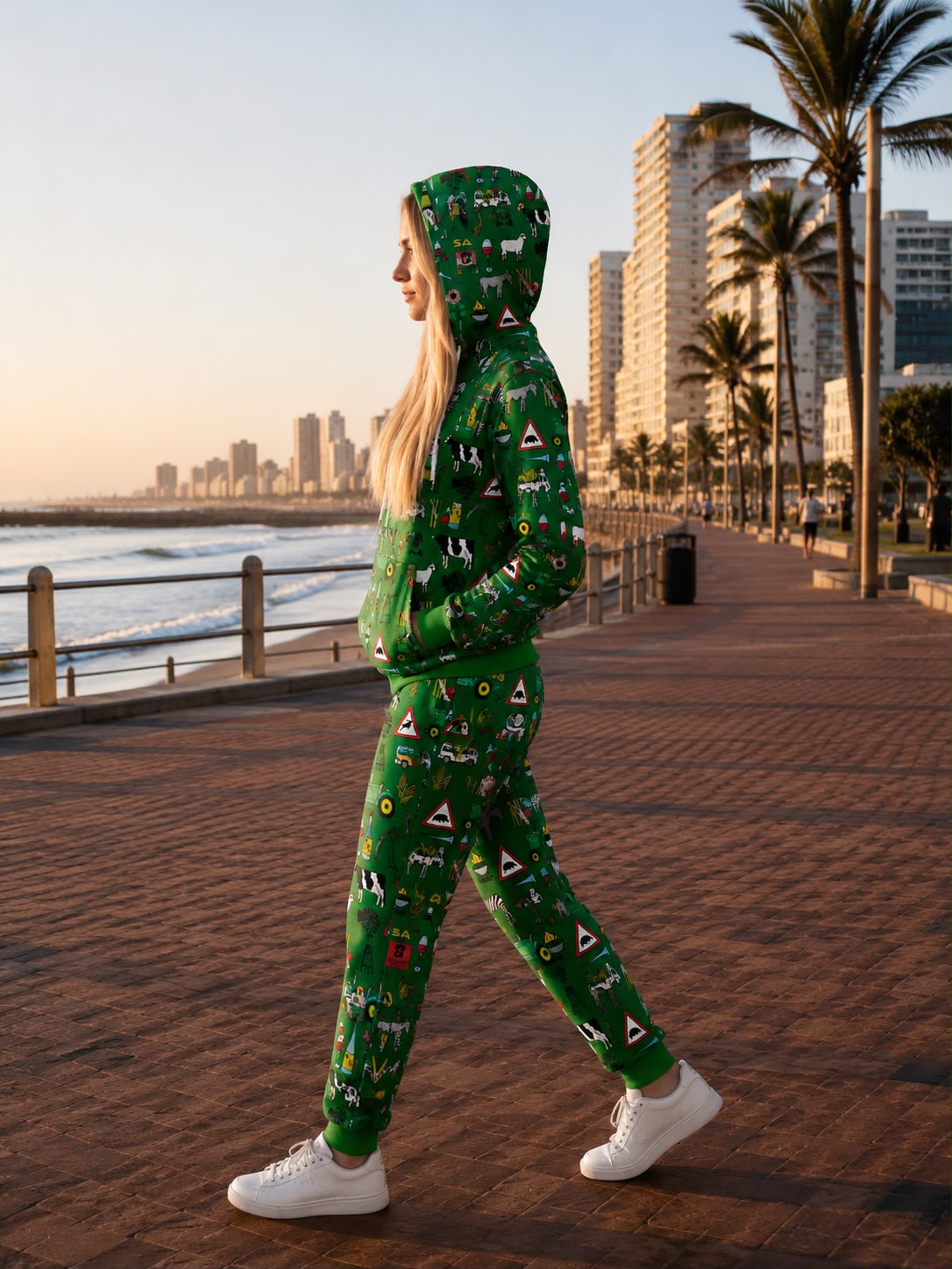 Iconic 44 Klub - Groen - Unisex Cosy Hoodie