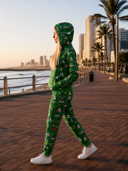 Iconic 44 Klub - Groen - Unisex Cosy Hoodie