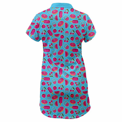 Ladies Golf Dress – Strawberry Shortcake (3761)