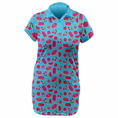 Ladies Golf Dress – Strawberry Shortcake (3761)