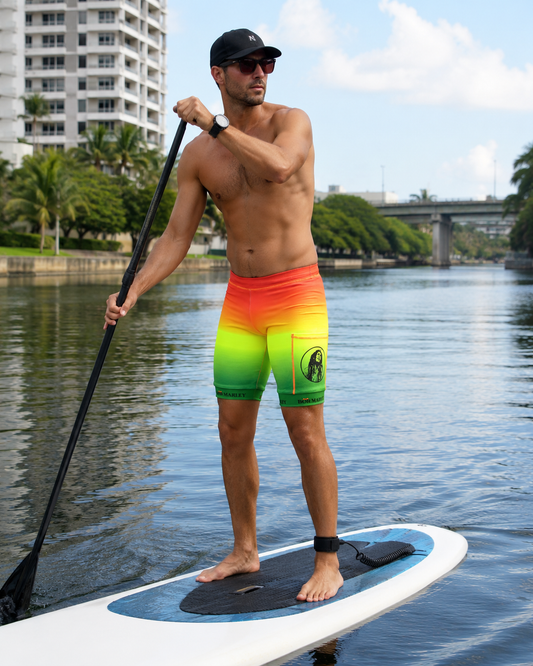 Male Bob Marley  run/paddle shorts