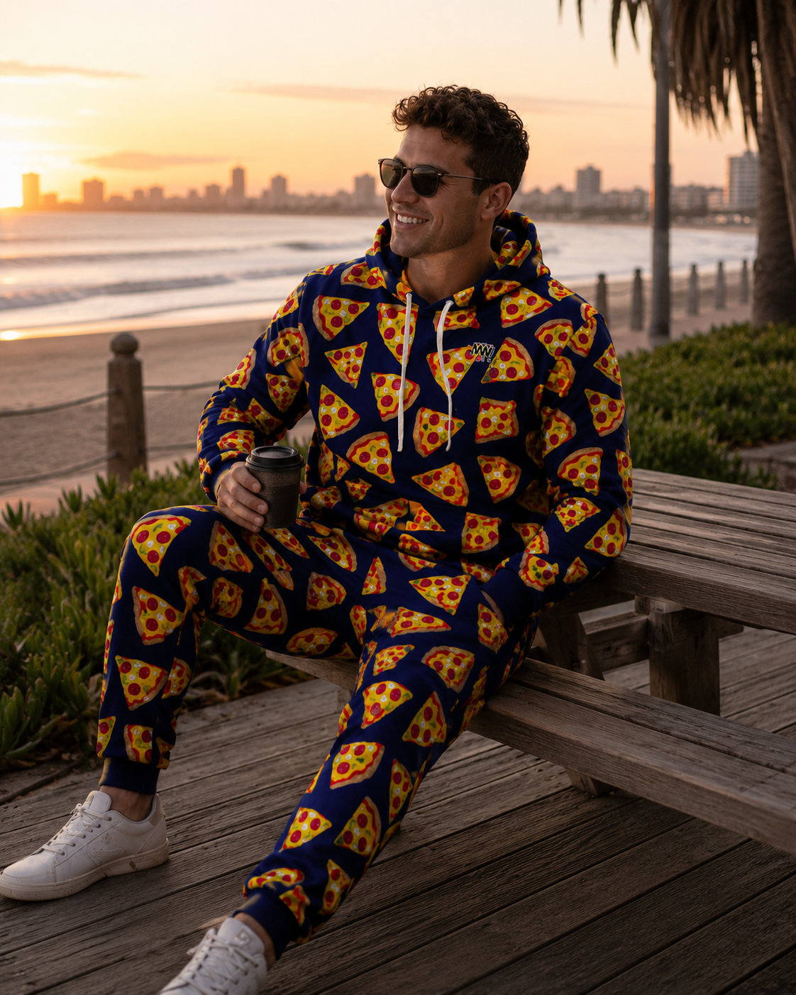 Pizza Unisex Cosy Hoodie