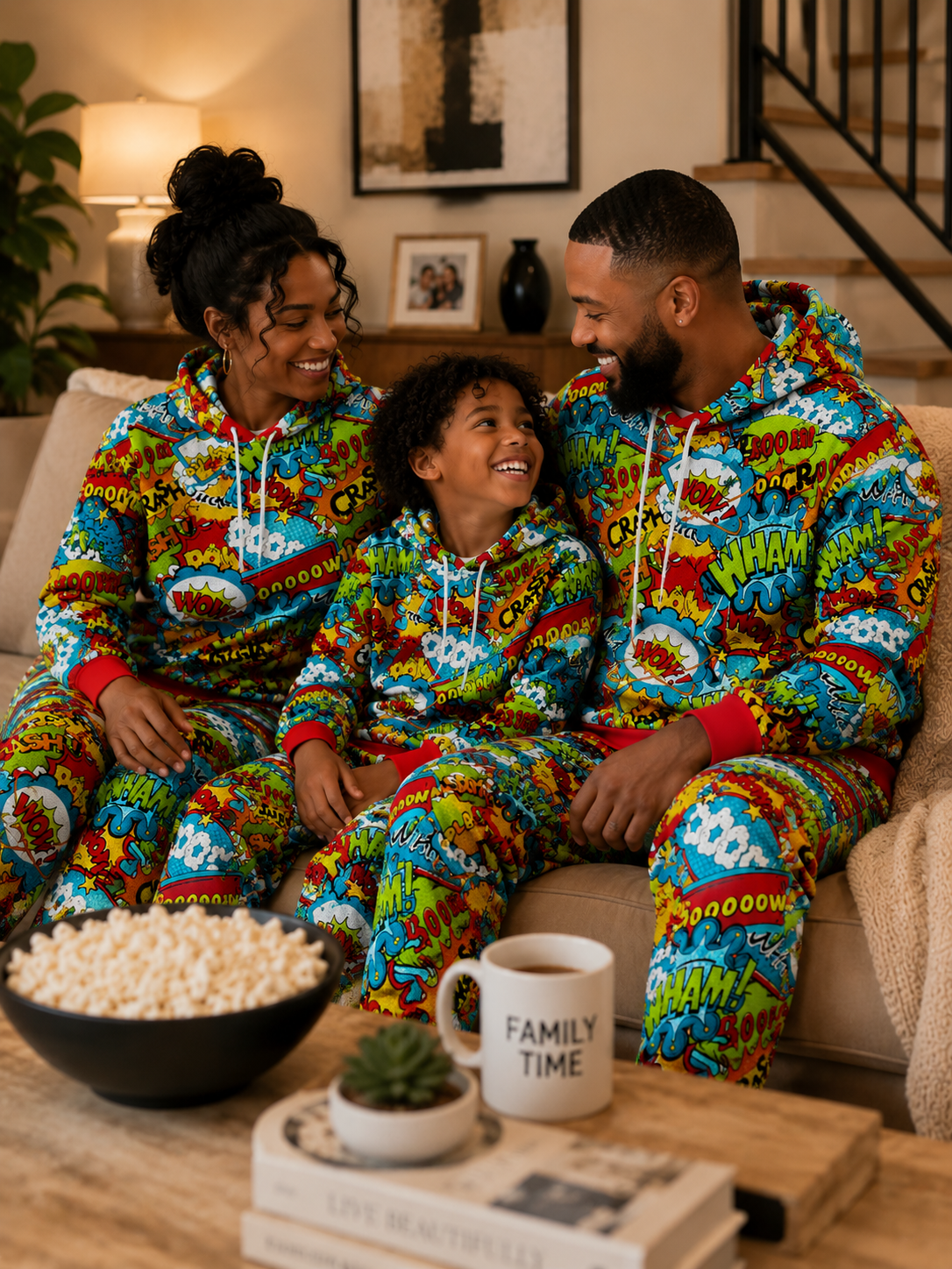 Boom Bang Wham Unisex Cosy Hoodie (3688)
