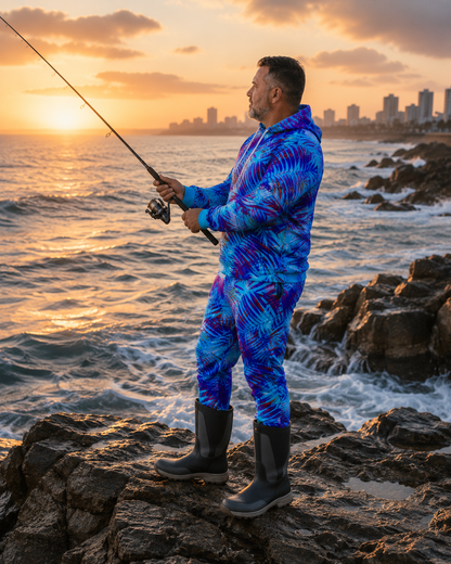 Blue Palm- Unisex Cosy Hoodie