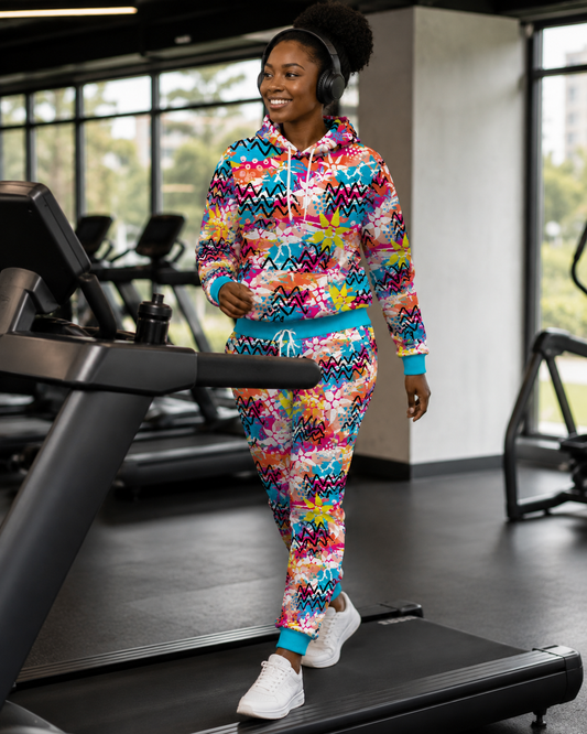 Neon floral  - Cosy Sweatpants