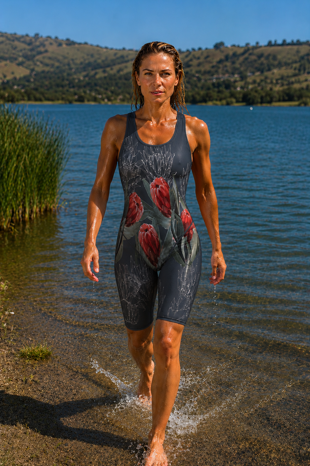 Women's Kneeskin Swimsuit - Protea