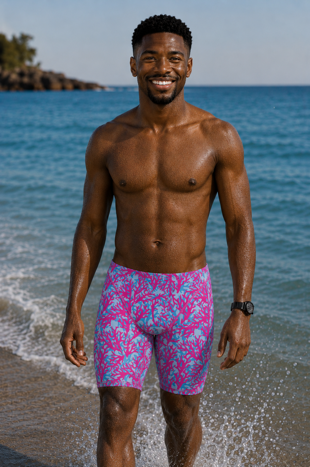 Men's Jammer Swimsuit - Sea Coral