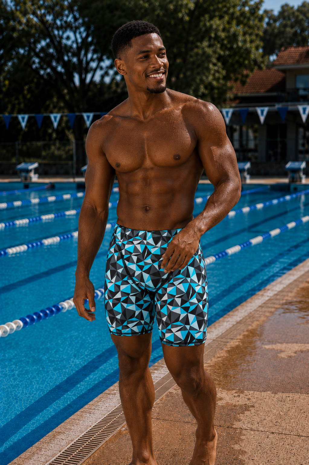 Men's Jammer Swimsuit - Ultra Blue