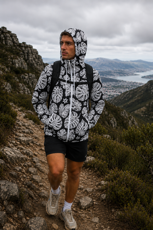 Unisex Packable Run Shell - Monster Leaf (3458)