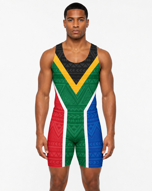 Men's Rowing Unisuit - South African Flag