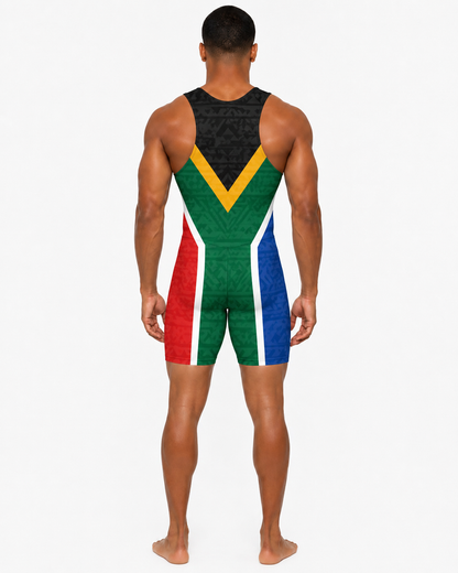 Men's Rowing Unisuit - South African Flag