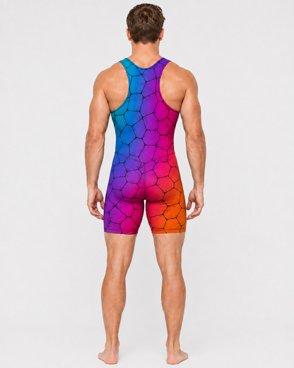 Men's Rowing Unisuit - Stained Glass