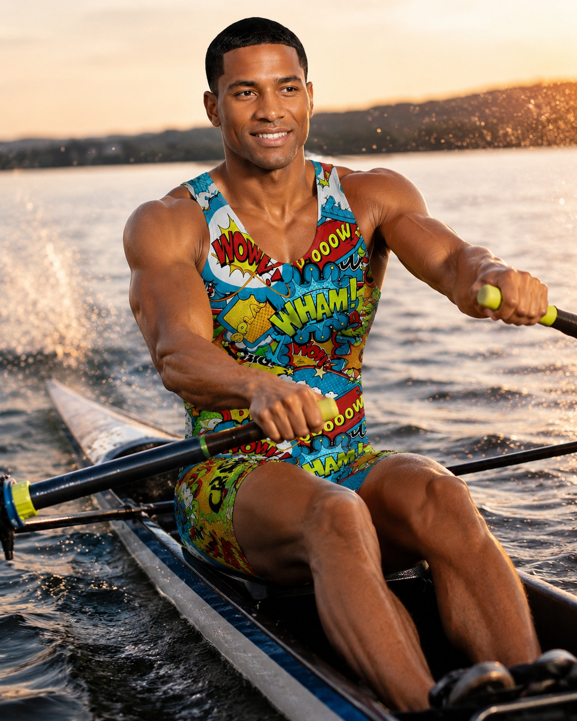 Men's Rowing Unisuit - Boom Bang Wham