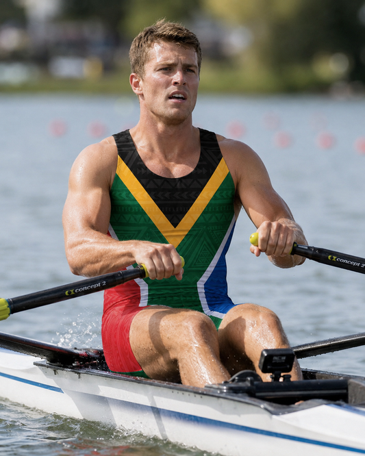 Men's Rowing Unisuit - South African Flag