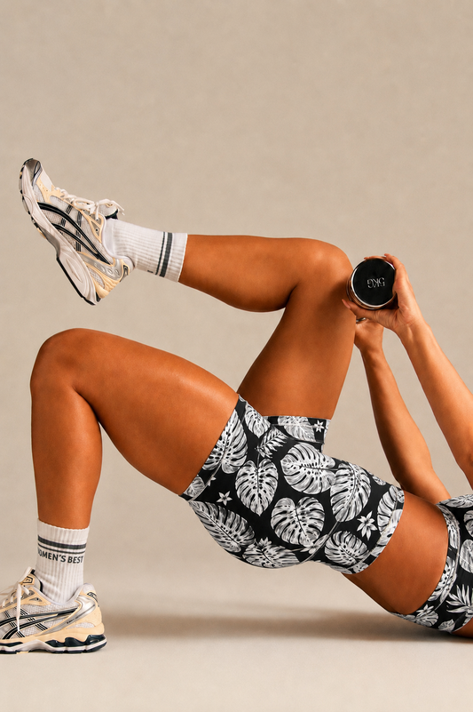 Women's High-Waisted Athleisure Bike Shorts – Monster Leaf