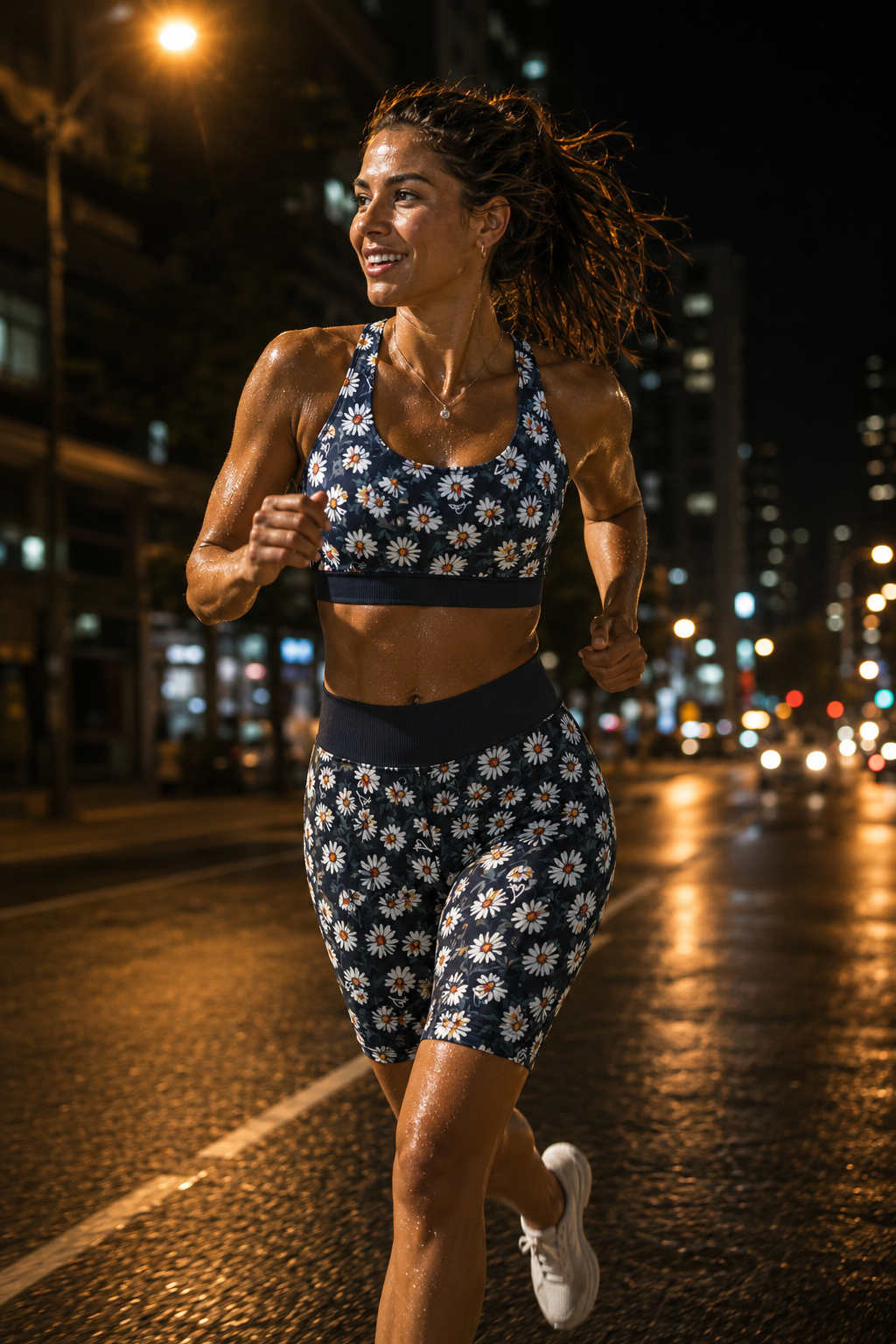 Women's Athleisure Crop Top – Daisy – Alpha & Omega