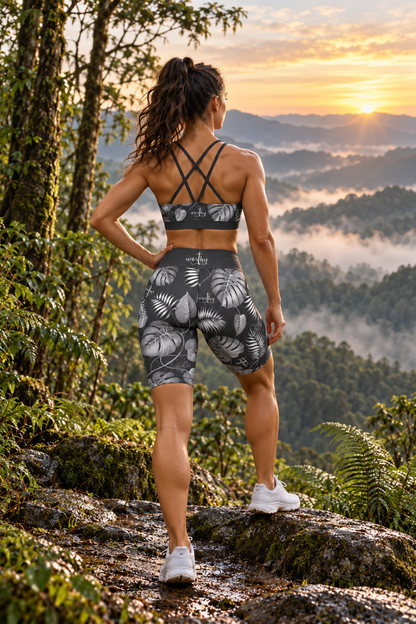 Women's High-Waisted Athleisure Bike Shorts – Worthy – Alpha & Omega