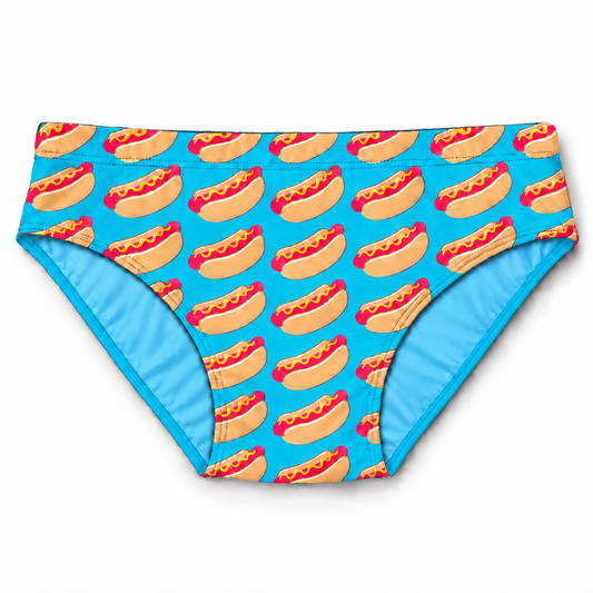 Boys' Brief Swimsuit - Hot Dog
