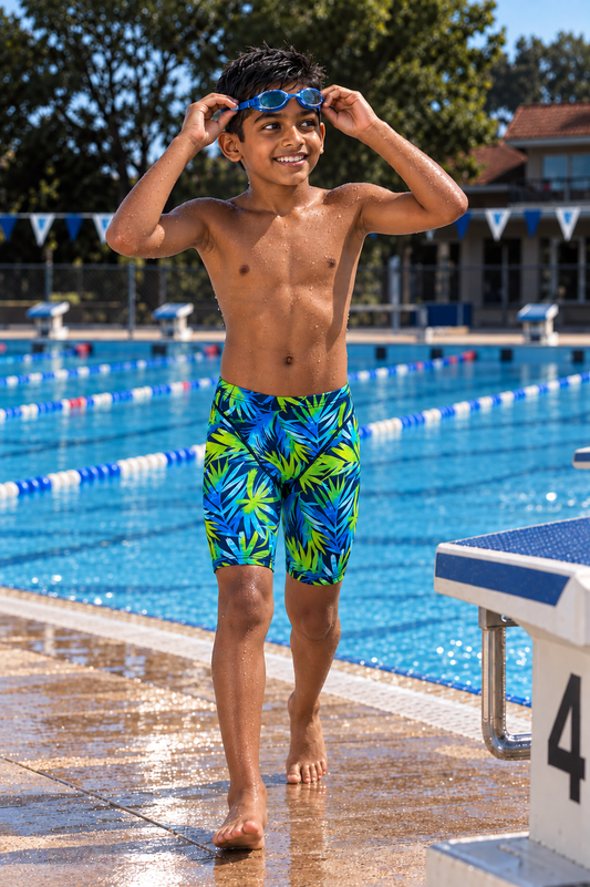Boys' Jammer Swimsuit - Palm Beach