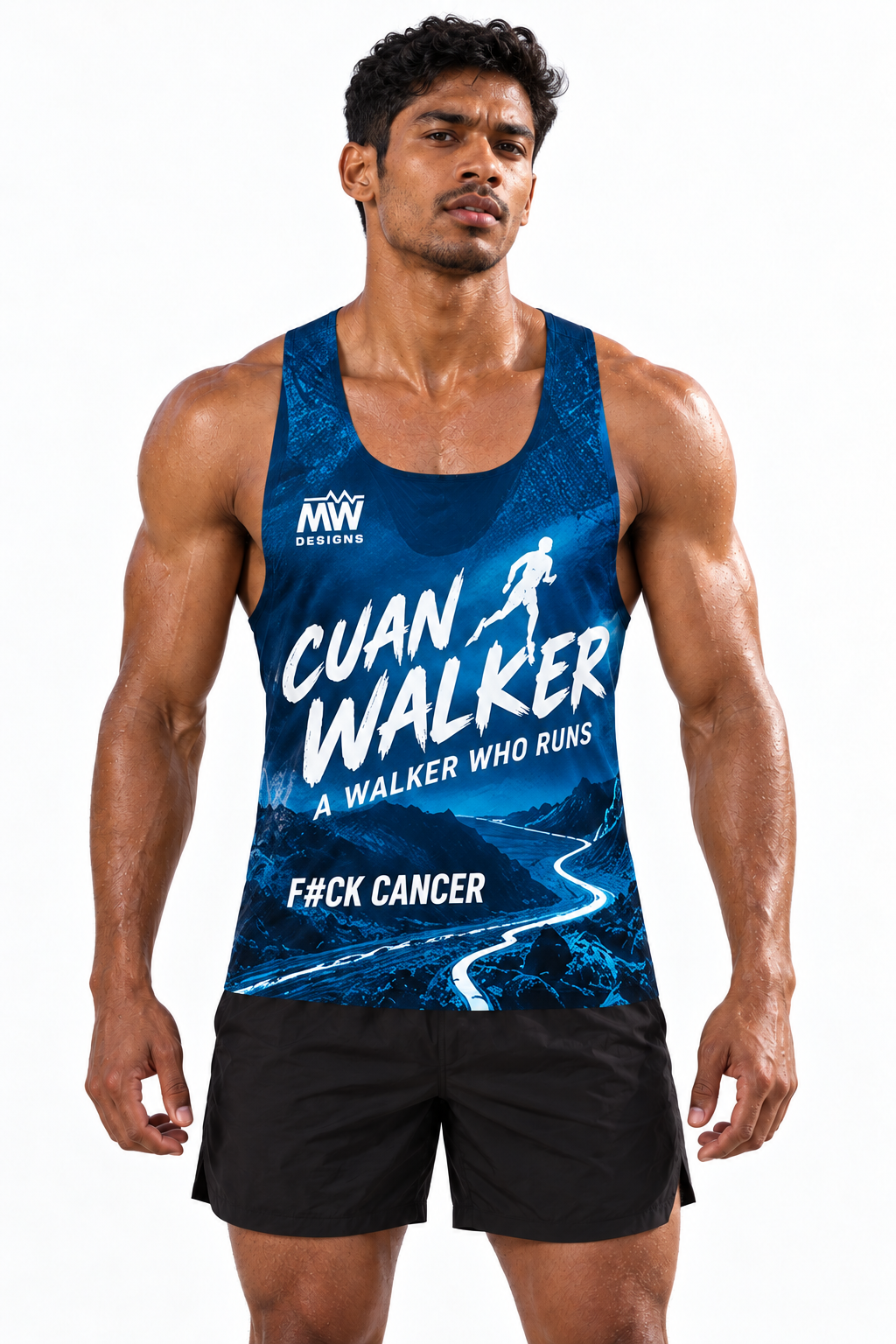 Cuan Walker The Walker Way - Men's Seamless Performance Running Vest