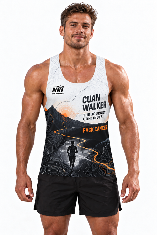 Cuan Walker The Journey Continues - Men's Seamless Performance Running Vest