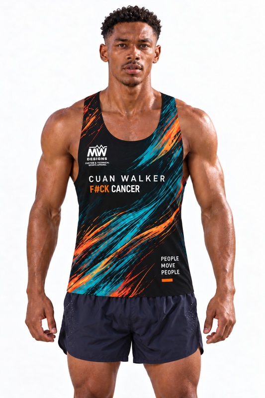 Cuan Walker More Tomorrows - Men's Seamless Performance Running Vest