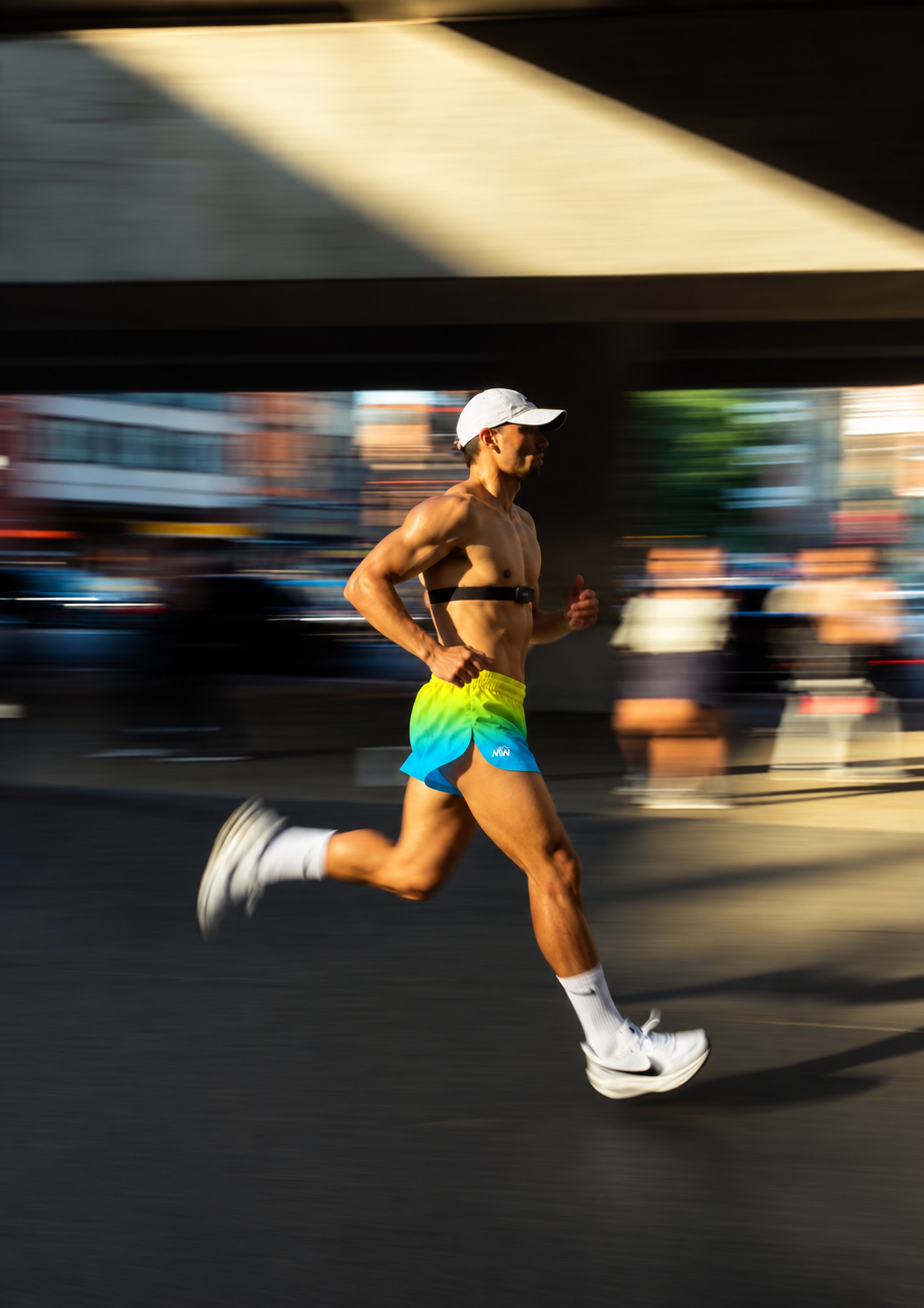 Men’s Phantom Laser-Cut Running Shorts – Chroma Collection – Hyperlime