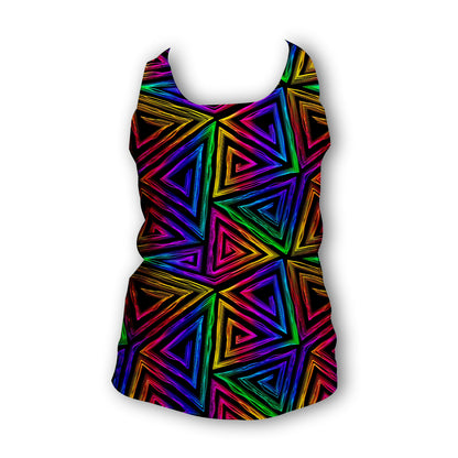 Blinding Lights - Ladies Seamless Performance Running Vest