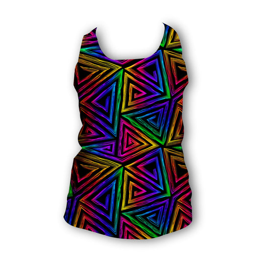 Blinding Lights - Ladies Seamless Performance Running Vest