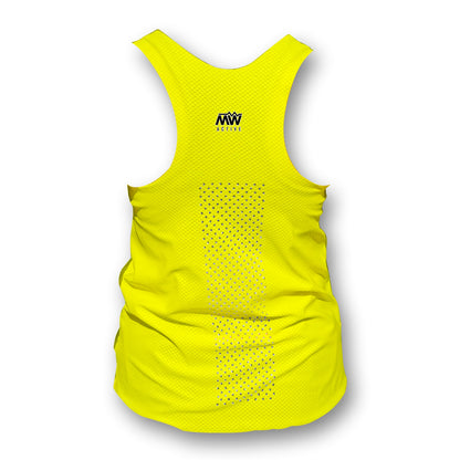 Blue Reflections - Ladies Seamless Performance Running Vest