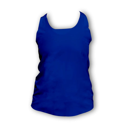 Plain Blue - Ladies Seamless Performance Running Vest